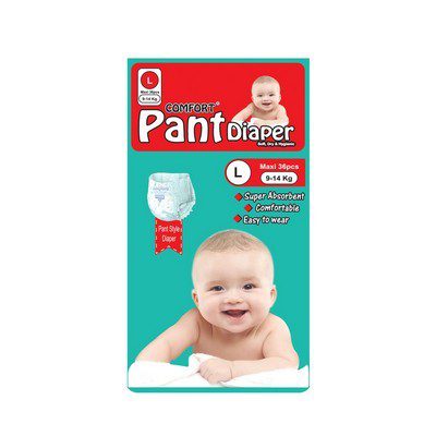 Comfort Baby Diaper Pant System L (9-14 kg) 34 Pices