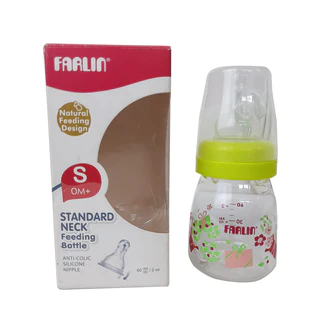 Farlin 60ml Standard Neck Feeding Bottle (0+ Months)
