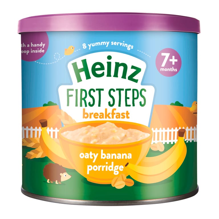 Heinz First Steps Breakfast Oaty Banana Podding 7+ month