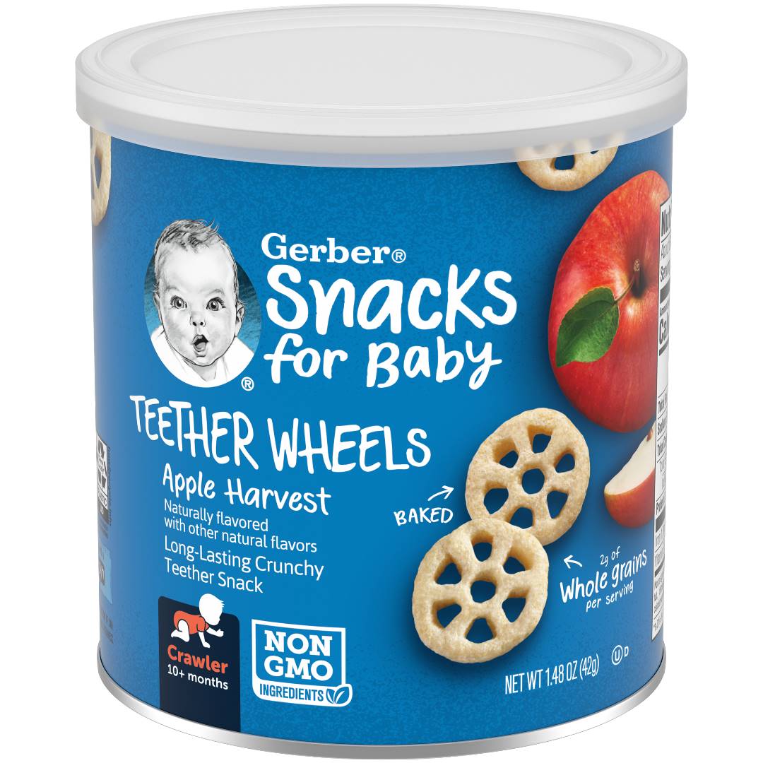 Gerber Snacks For Baby Apple Harvest