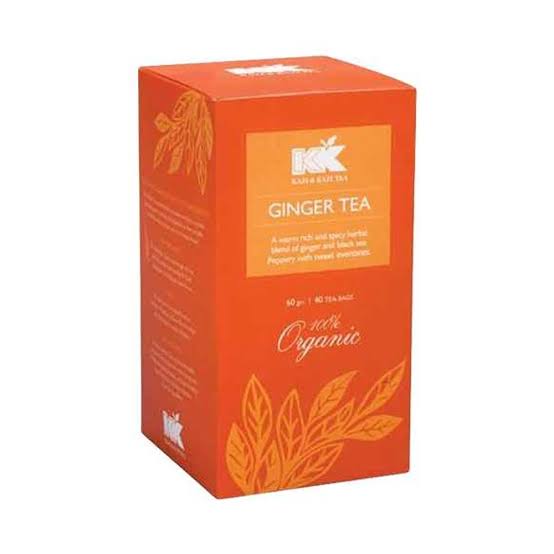 Kazi & Kazi Green Ginger Tea 40 Tea Bags 60 Gm