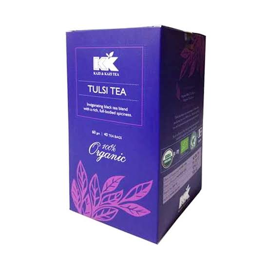 Kazi & Kazi Tulsi Tea 40 Tea Bags 60 Gm