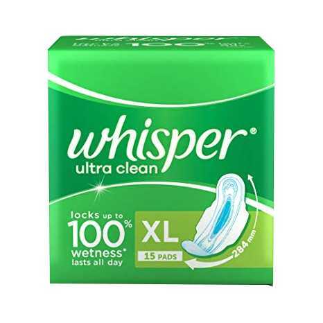Whisper Ultra Clean XL Wings 15 Pads